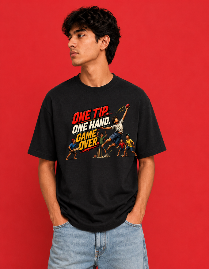 Gully Cricket - Male Basic T-Shirt