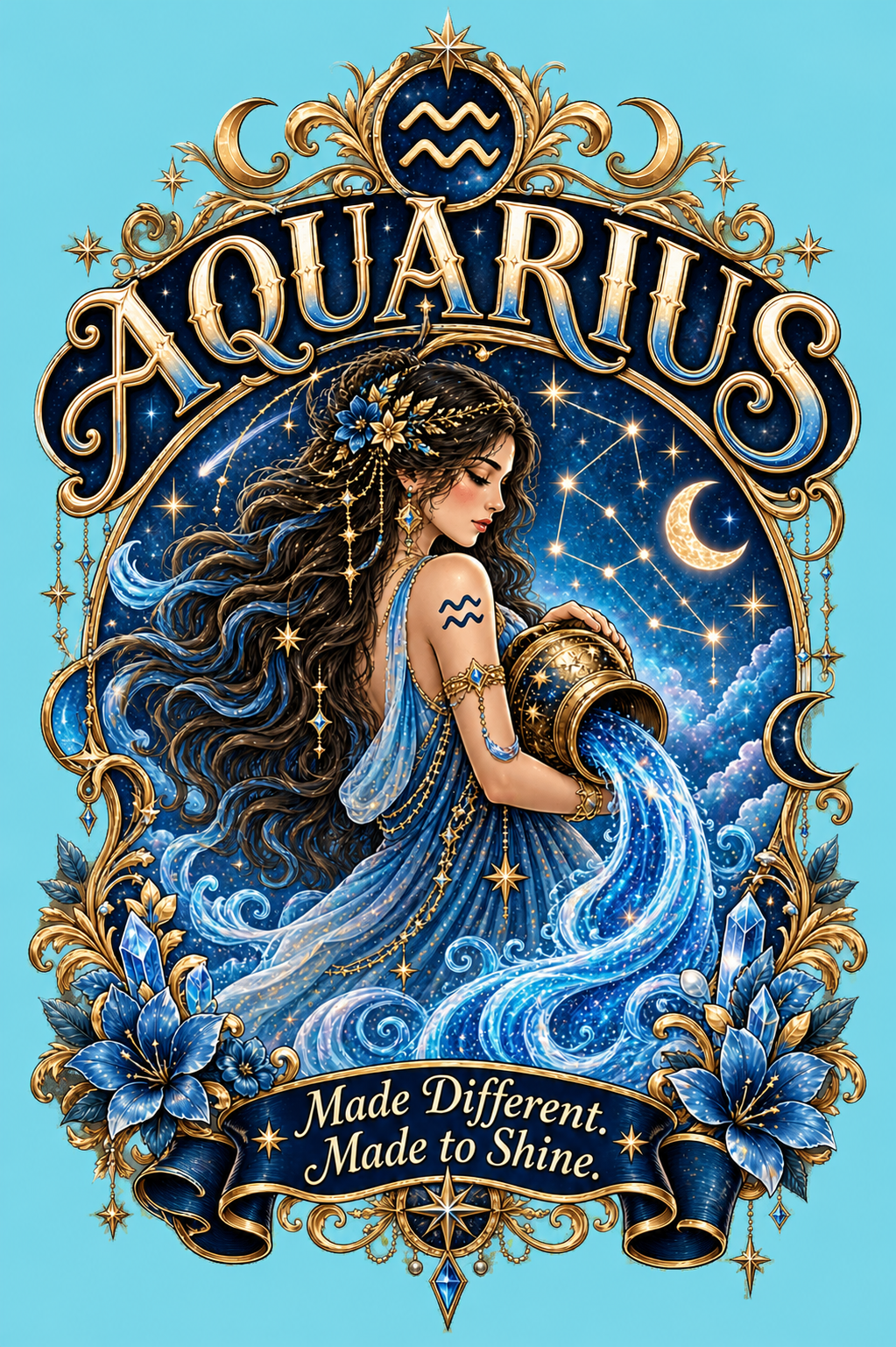 Aquarius Zodiac - Women's Classic T-Shirt