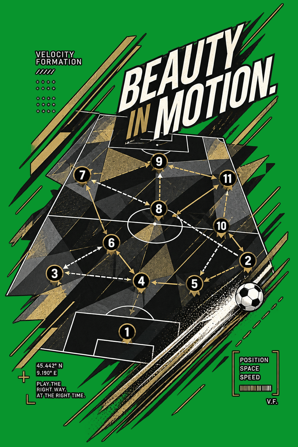 Beauty in Motion - Male Oversized Standard T-Shirt