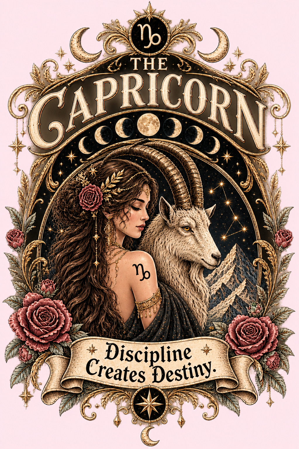 Capricorn Zodiac - Women's Classic T-Shirt