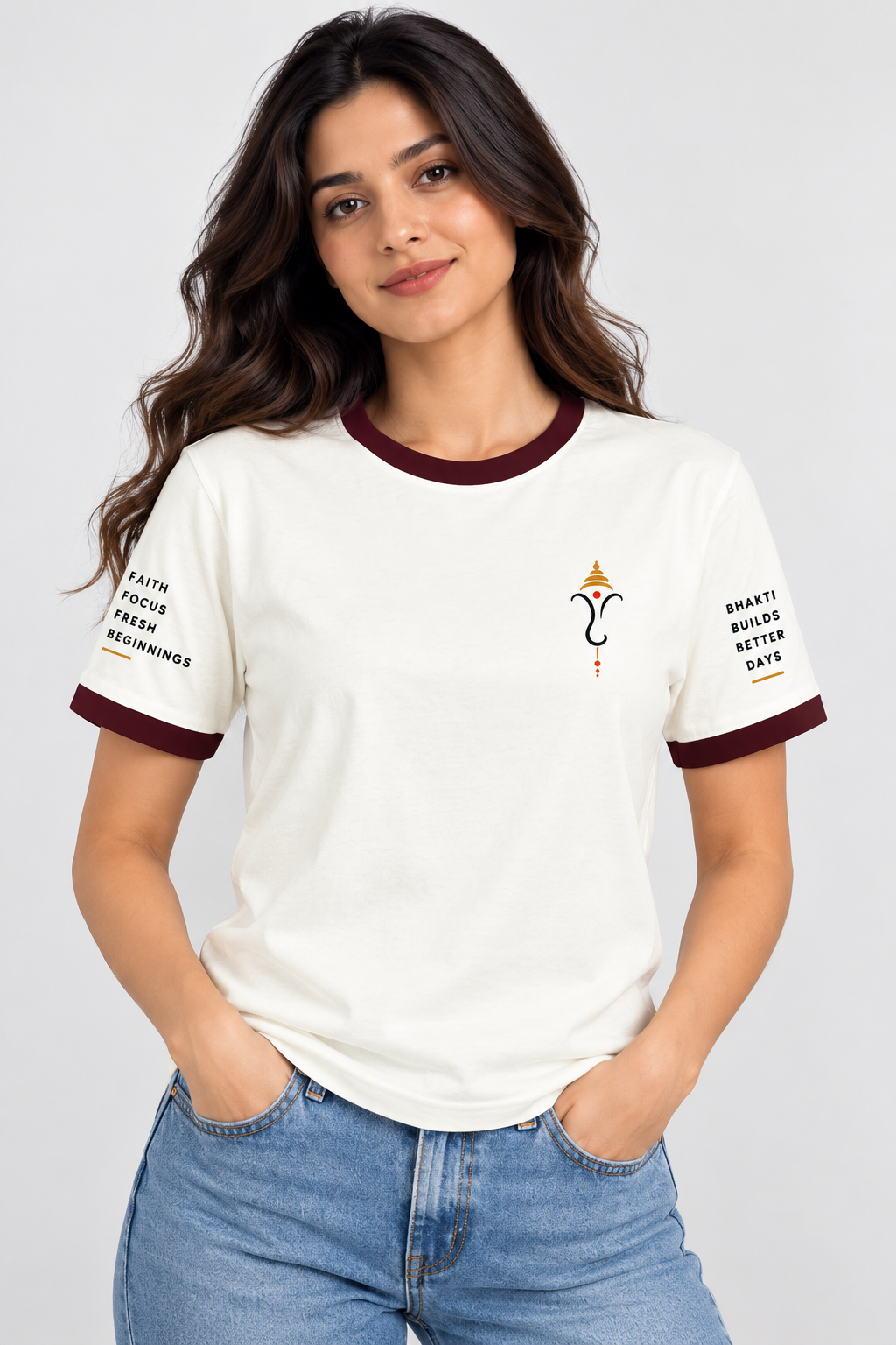 Beginning with BAPPA - Unisex Ringer T-Shirt