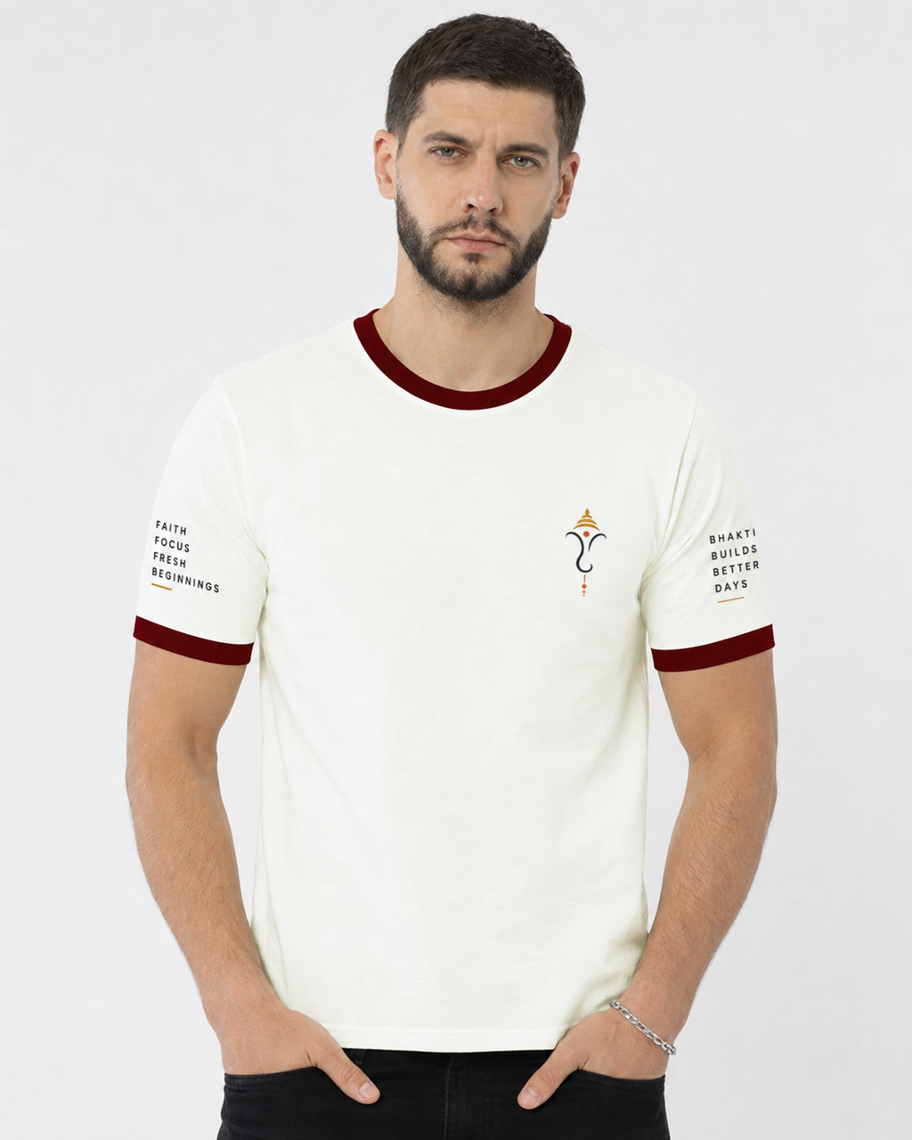 Beginning with BAPPA - Unisex Ringer T-Shirt
