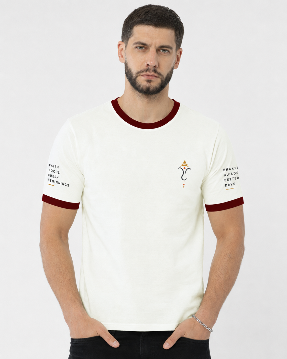 Beginning with BAPPA - Unisex Ringer T-Shirt