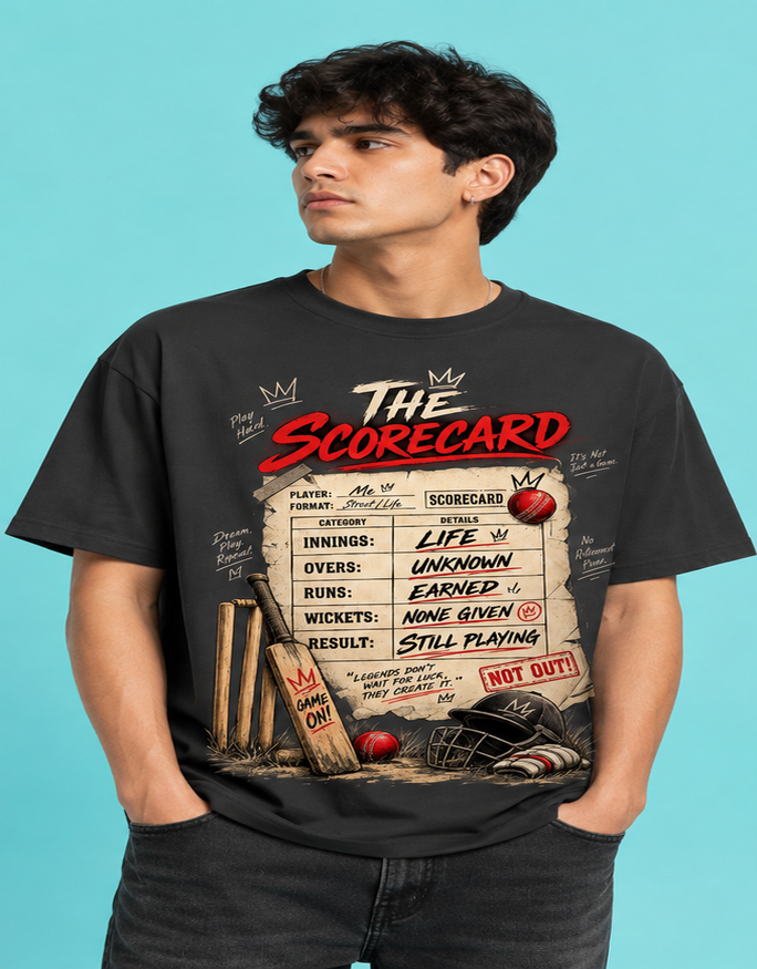 Life Scorecard - Male Classic Crew T-Shirt